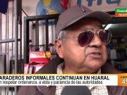 Paraderos informales continúan en Huaral sin respetar ordenanza, a vista y paciencia de las autoridades