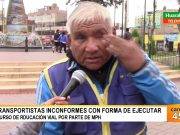 Mototaxistas inconformes con forma de ejecutar curso de educación vial