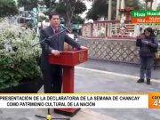 Ceremonia de presentación declaratoria de la Semana Santa de Chancay como patrimonio Cultural de la Nación