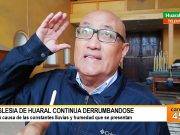 Techo de iglesia de Huaral continúa derrumbándose