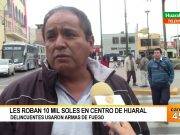 Delincuentes a mano armada roban $ 3,050 dólares cerca a la comisaría de Huaral