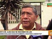 Diaz Amado: «Hemos evaluado exhaustivamente a nuestros candidatos alcaldes distritales y concejales»