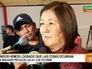 Vecinos festejaron inauguración de pista y veredas desde la Av.03 de Octubre hasta P.J. Tupac Amaru