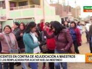 Docentes sin contrato sostienen que no acudirán a llamado de la UGEL