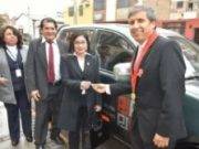 Corte Superior de Huaura entrega camioneta 4×4 a sede judicial de Huaral