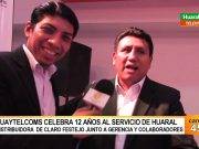 Exitosa empresa HUAYTELCOMS celebró 12 años al servicio de Huaral