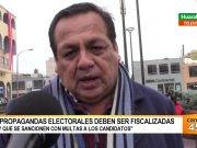 Abogado señala que ordenanza sobre propagandas debe cumplirse estrictamente