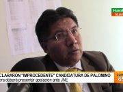 J.E.E. declara improcedente candidatura de Marcial Palomino a la Gobernación Regional