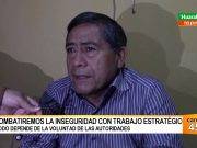 Juan Díaz Amado :“Combatiremos la inseguridad con trabajo estratégico”