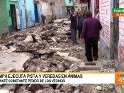 MPH inició obra de pistas y veredas en la calle Ánimas