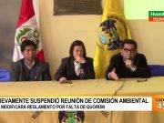 Una vez más se suspendió la reunión de la Comisión Ambiental Municipal