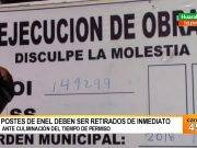 Sesión de Concejo verá el retiro de postes de ENEL, de la calle Ánimas