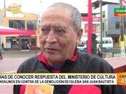 Personajes se pronuncian a favor de la restauración del templo de Huaral