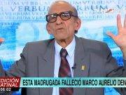 Muere reconocido intelectual Marco Aurelio Denegri a los 80 años