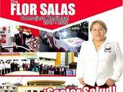 Candidata Flor Salas destacó moderna infraestructura construida en la gestión de Javier Alvarado