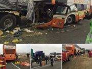 Triple choque dejo cuatro fallecidos y 12 heridos en Huarmey