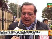 Roger Rojas:JNE podría eliminar candidatura de Juan Álvarez
