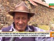 Poblador de Viscas exige más compromiso a sus autoridades locales