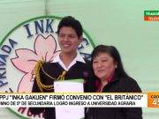 Colegio “Inka gakuen” ya tiene convenio con el Instituto “Británico” (Video)
