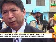 Gerente Municipal explica ausencia de la alcaldesa en recientes ceremonias