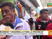 Popilio Mejía encabezó en Huaral, visita de Somos Perú al Mercado Modelo