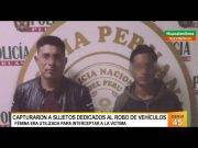 PNP de Huaral captura sujetos dedicados al robo de vehículos menores