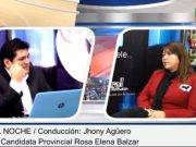 «QUÉ TAL NOCHE» Rosa Elena Candidata a la Alcaldía de Huaral #Envivo