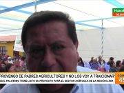Ing. Marcial Palomino afirma que tiene proyecto para el sector agrícola de la Región