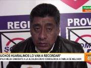 “Muchos huaralinos lo van a recordar” Popilio envió condolencia a familia de Melchor