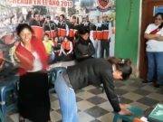 Pareja de infieles reciben castigo de las rondas urbanas
