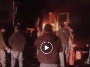 Tráiler se incendia en la carretera panamericana norte en Chancay