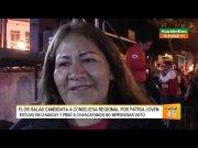 Dra. Flor Salas encabezó mitin de cierre de campaña del Torito en Chancay