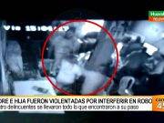 Madre e hija se enfrentan a cuatro delincuentes armados