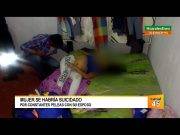 MUJER SE HABRÍA SUICIDADO POR CONSTANTES PELEAS CON SU ESPOSO