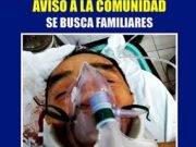 Buscan a familiares de paciente NN internado en Hospital de Huaral