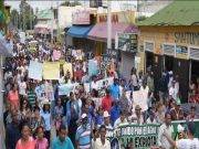 Pobladores de diferentes sectores del distrito de Chancay y Huaral marcharon contra minera Colquisiri
