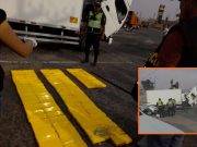 Policía decomisa más de 100 kilos de cocaína de alta pureza en serpentín de Pasamayo
