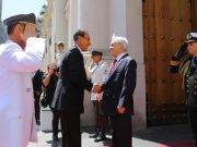 Vizcarra y Piñera sostienen Encuentro Presidencial en Santiago