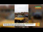 Hallan vehículo abandonado en zona descampada de Huaral