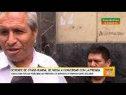 Ante presión de periodistas G.G. de Emapa se comprometió absolver inquietudes en su despacho