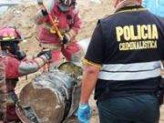 Hallan cadáver dentro de cilindro en Villa el Salvador