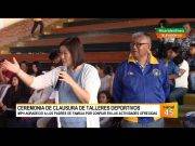 Se realizó clausura de Talleres Deportivos en el Coliseo Campeones de Huaral