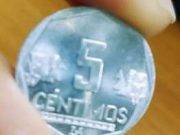 Monedas de cinco céntimos dejan de circular desde hoy