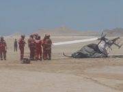 Tragedia en los aires: Oficial de ejército y su alumno mueren tras caer helicóptero en un arenal en Ilo.
