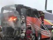 Rímac: ómnibus interprovincial se incendió en la Vía Evitamiento