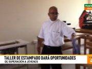 Gran iniciativa: Taller de estampado dará oportunidades de superación a jóvenes.