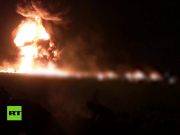 VIDEO: El momento de la mortal explosión del oleoducto en México