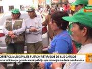 INDIGNANTE: 78 obreros municipales fueron retirados de sus cargos sin previo aviso en Huaral.