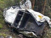 Accidente fatal en la carretera Cajatambo – Oyon deja 2 personas muertas
