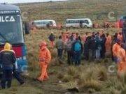 Asaltan 5 buses y violan a 4 pasajeras una de ellas menor de edad